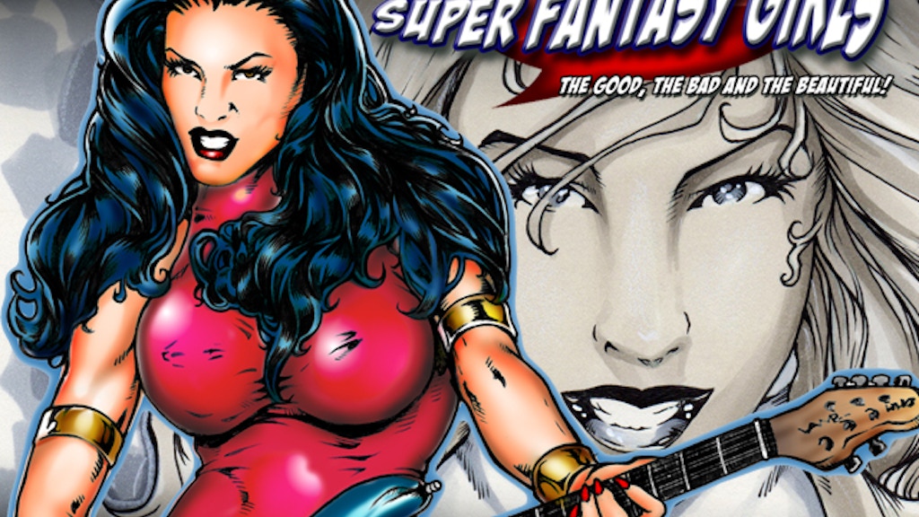 Kirk Lindo's Super Fantasy Girls Sketchbooks V1 - V6