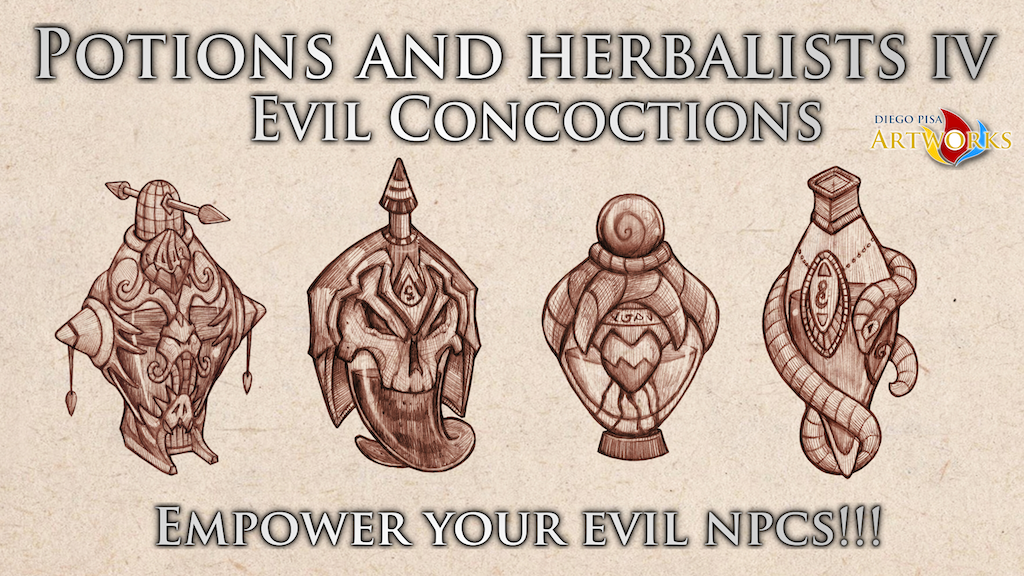 Potions and Herbalists IV: Evil Concoctions