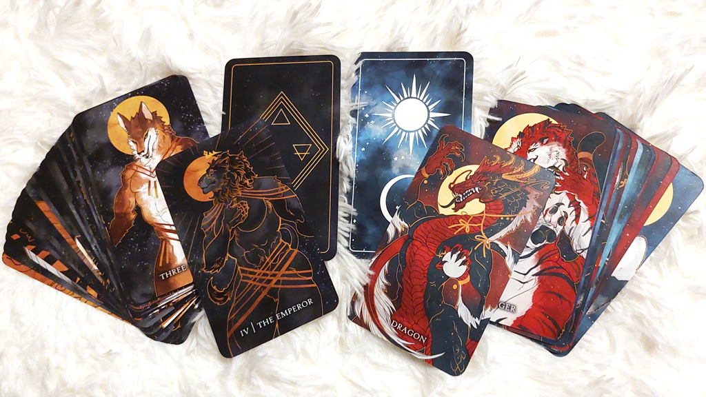 The Divine Animal Tarot Deck + Celestial Animal Oracle Deck