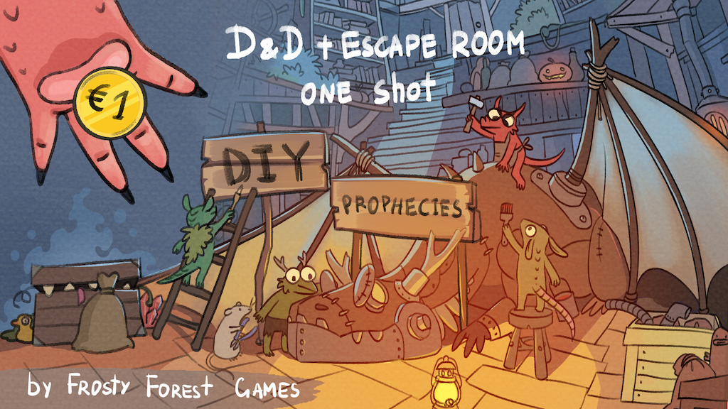 D&D + Escape Room one-shot: DIY Prophecies (for €1!)