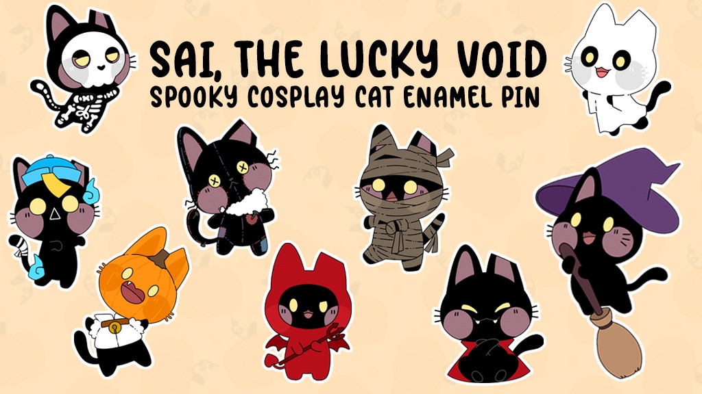 Sai, the Lucky Void : Enamel Pin Series