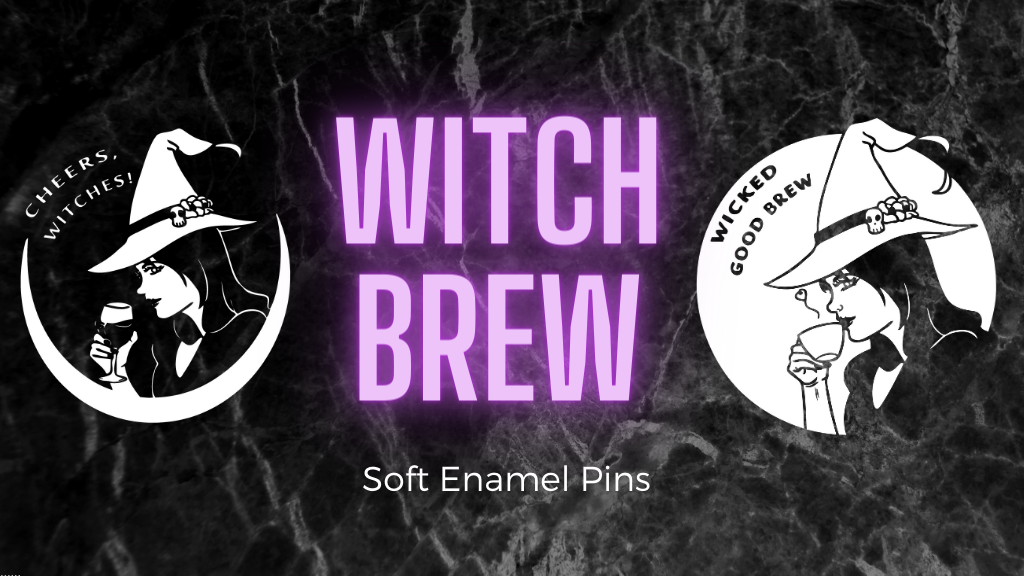 Witch 'Brew of Choice' Soft Enamel Pins