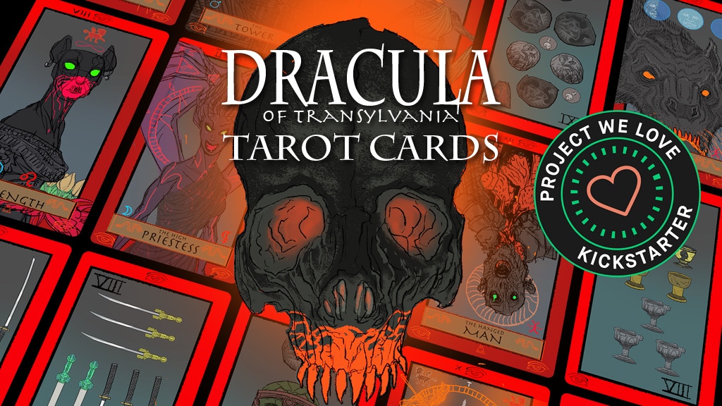 Dracula of Transylvania Tarot Cards by Ricardo Delgado