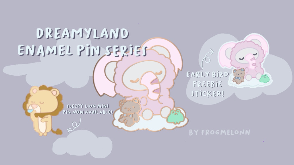 dreamyland enamel pin