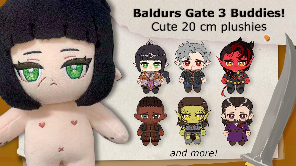 ✽ Baldur's Gate 3 ✦ Plushies ✽