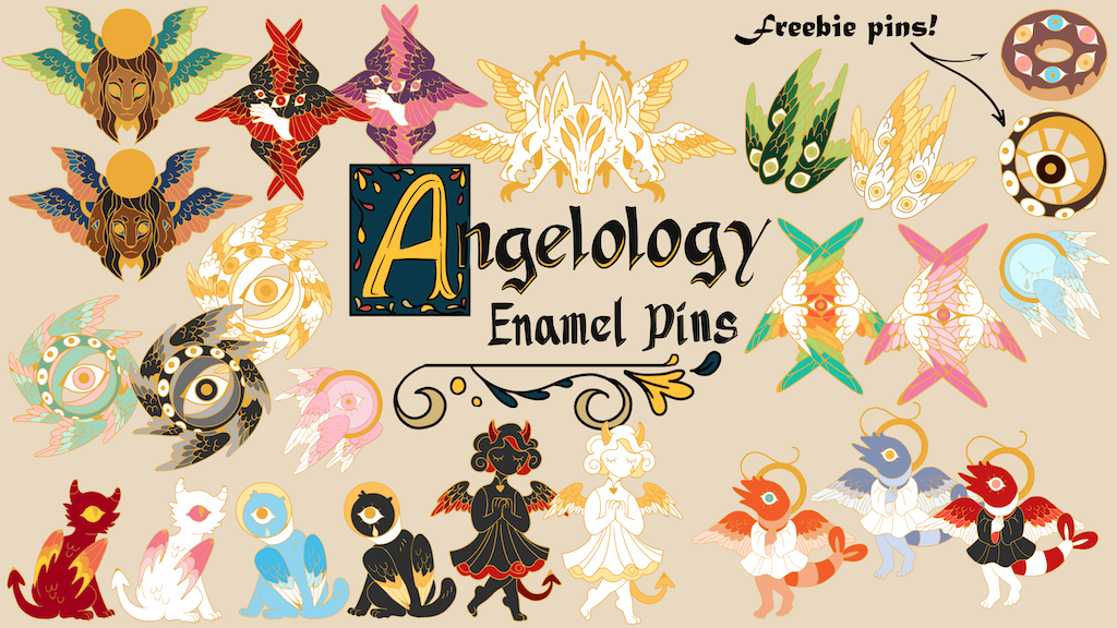 Angelology: Enamel Pins