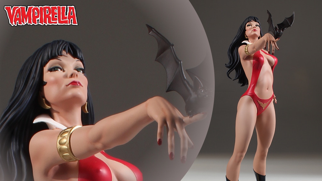 Vampirella 50th Anniversary Statue by Jose Gonzalez