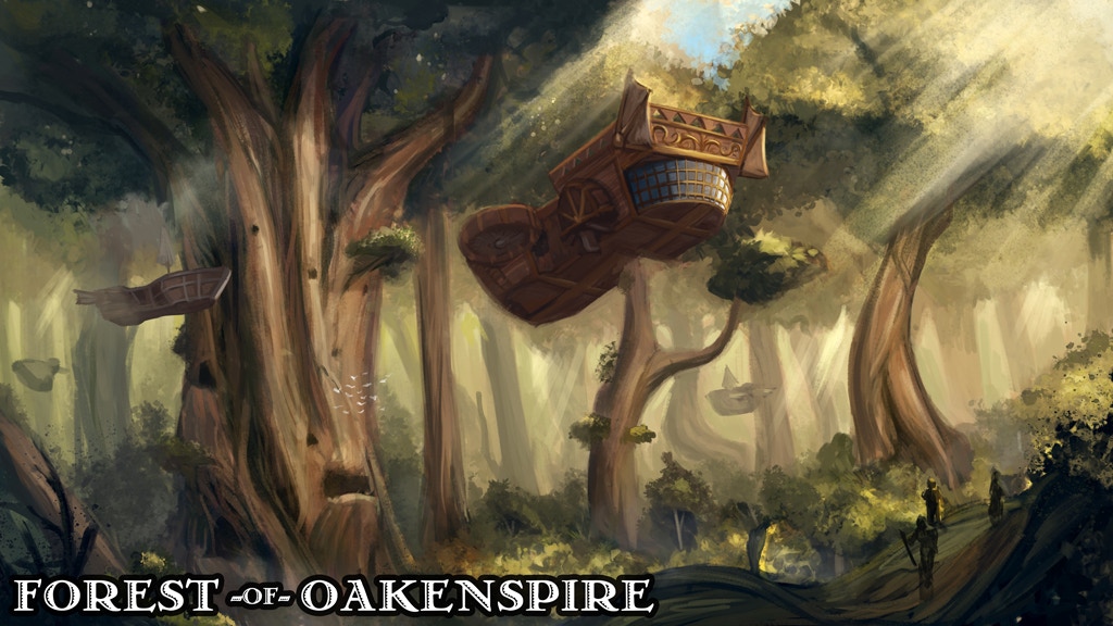 Forest of Oakenspire - 3D Printable Tabletop Models