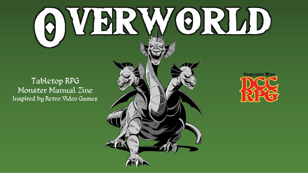 Overworld - Tabletop RPG monster manual zine for DCC RPG