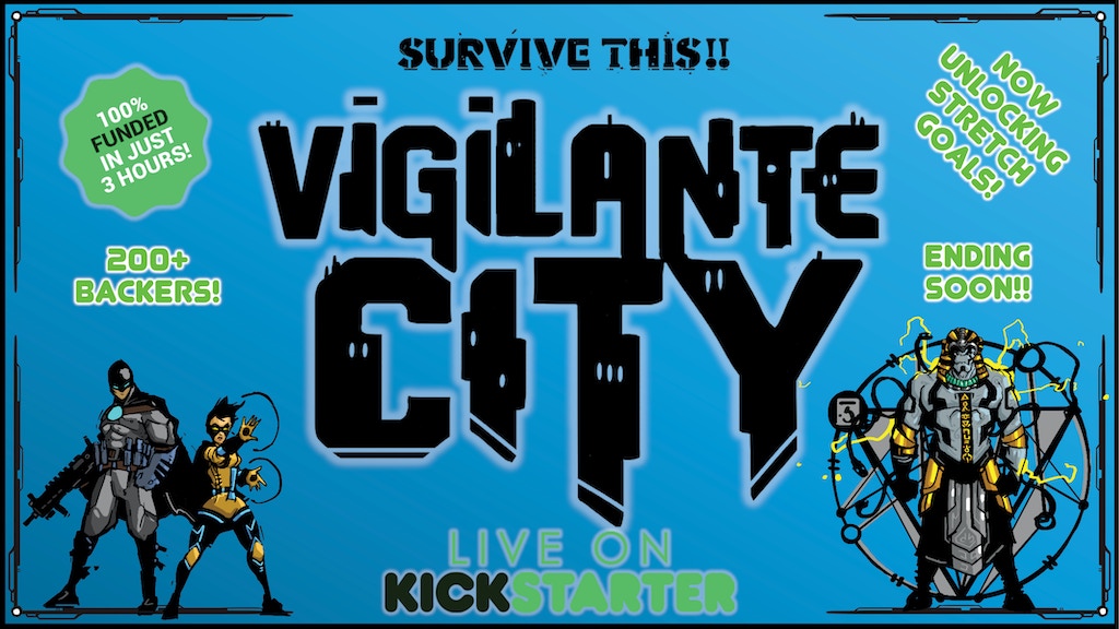 SURVIVE THIS!! Vigilante City Tabletop Roleplaying Game