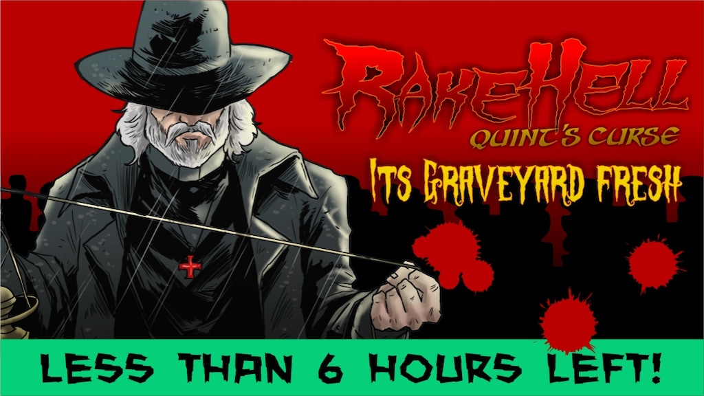 Rakehell - Quint's Curse #1: A Demonic Horror comic book.