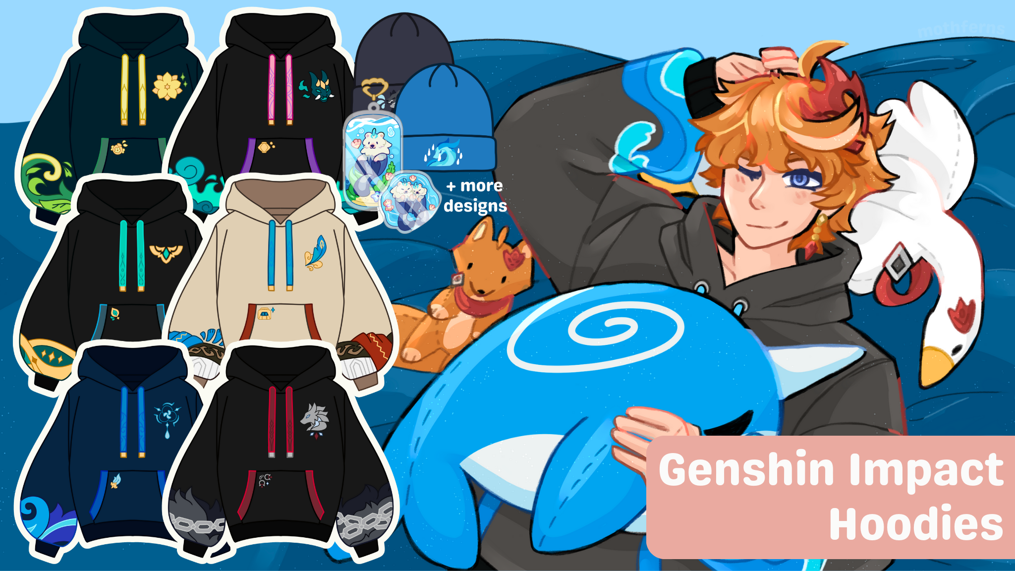 Genshin Impact Hoodies