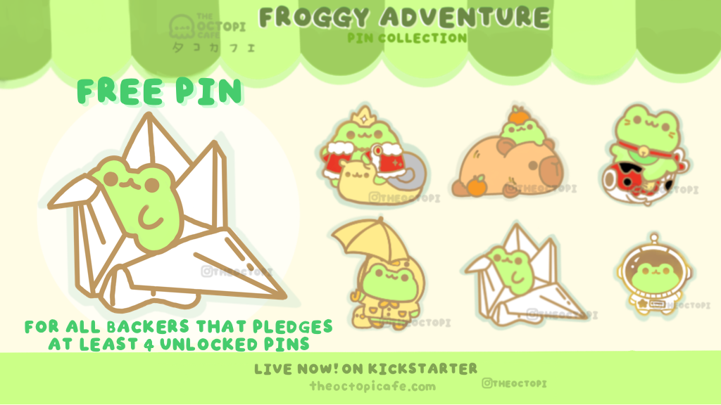 Froggy Adventure Pin Collection