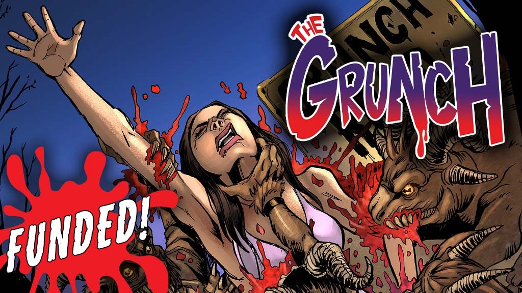 THE HORROR OF THE GRUNCH INVADE COMICS!