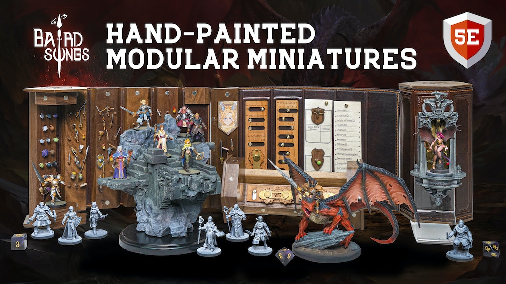 BardSongs: Hand-Painted Modular Miniatures