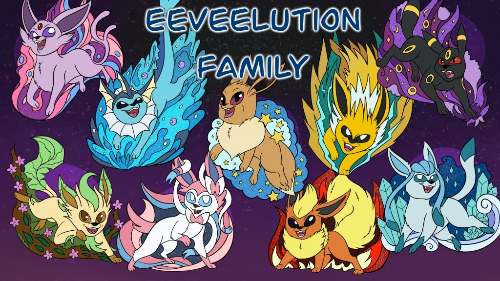 Eeveelution Family | Pokemon Inspired Enamel Pin Series