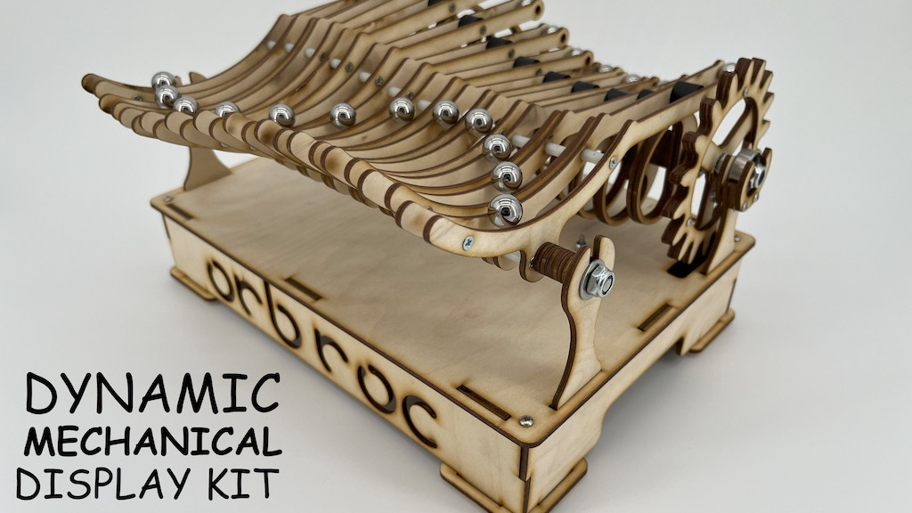 Orb Roc | dynamic mechanical marble display kit built by you