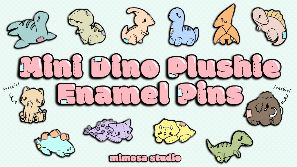 Mini Dino Pins