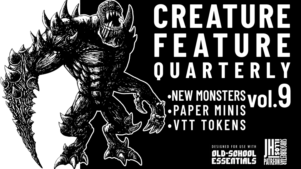 Creature Feature Quarterly Vol. 9 -for use with- OSE