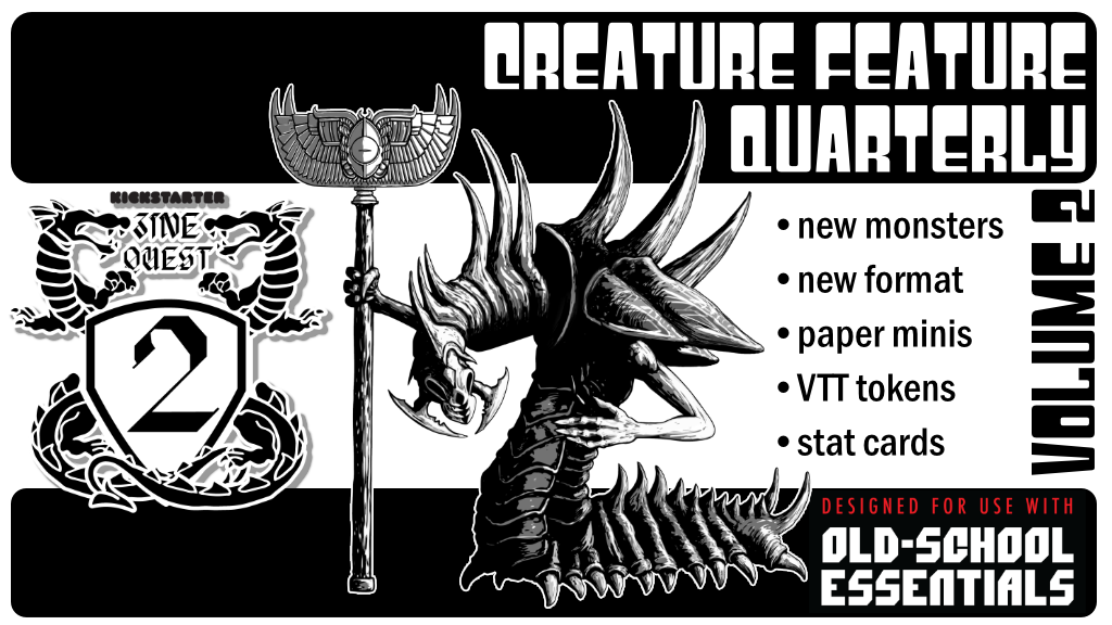 Creature Feature Quarterly Vol. 2 -for use with- OSE