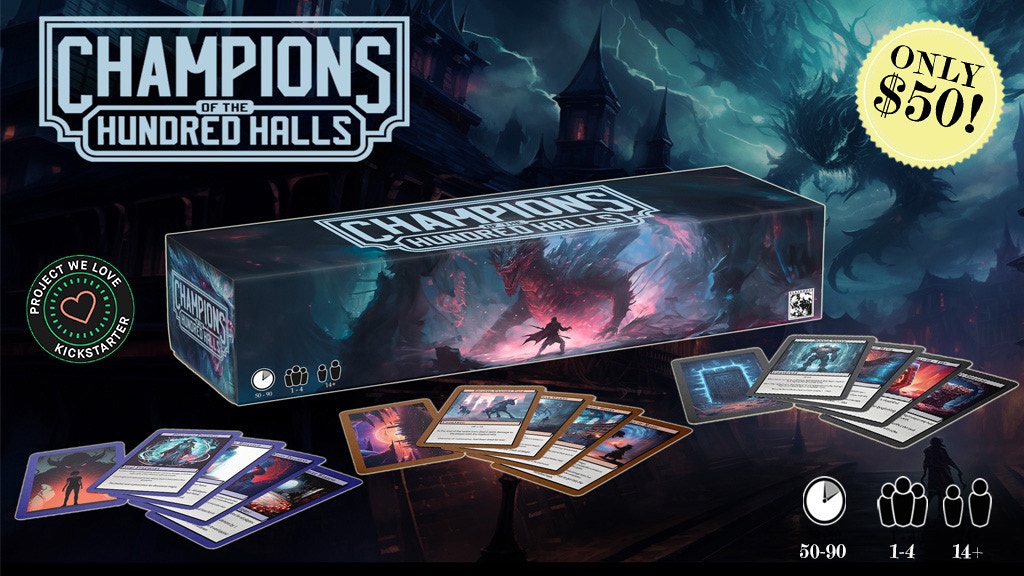 Champions of the Hundred Halls: A Coop Strategy Card Game