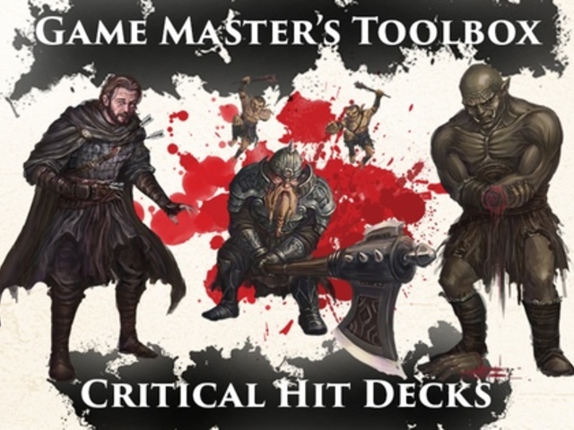 5e Critical Hit Decks for Players and GMs! Only $12!