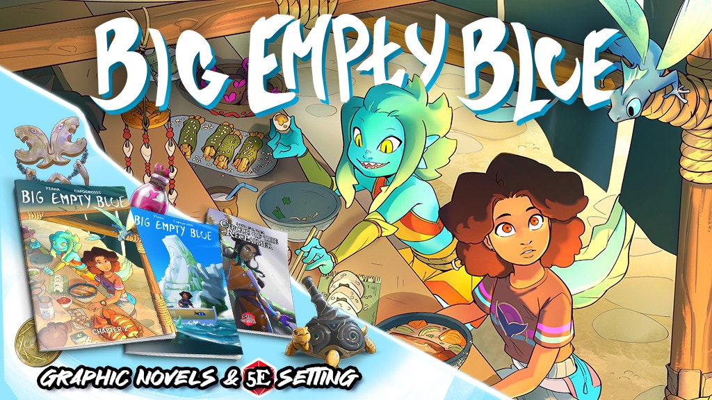 Big Empty Blue #1-2: Graphic Novels & DnD 5E Resources