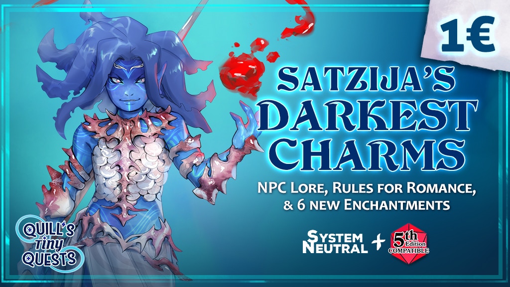 Satzija’s Darkest Charms - System Neutral & 5E (1€)