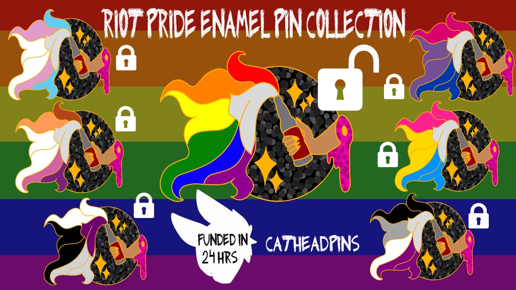 Riot Pride Enamel Pins