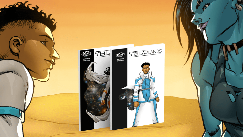 Stellarlands issues 1 & 2 - an epic sci-fi saga.