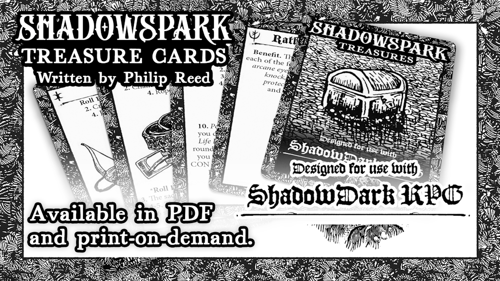 ShadowSpark Treasures, Designed for Use with ShadowDark RPG