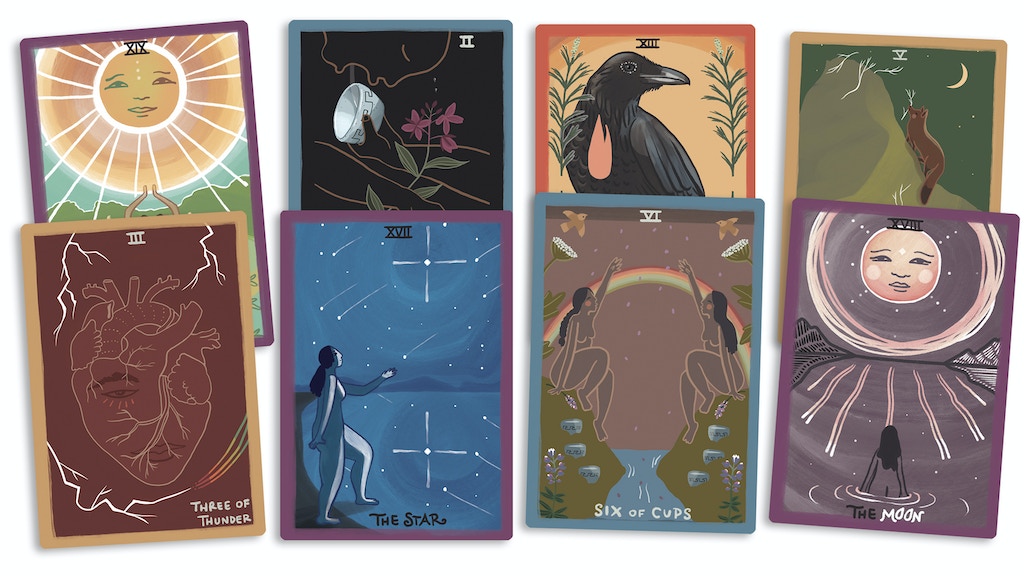 The Gentle Tarot Full-Size Guidebook and Pocket Deck