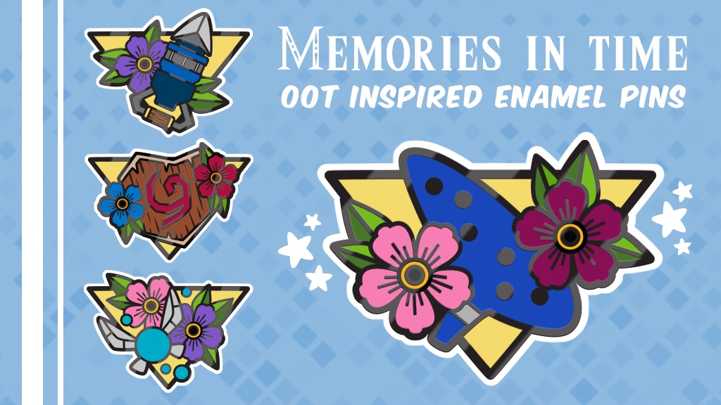 Memories in Time - Zelda inspired pins