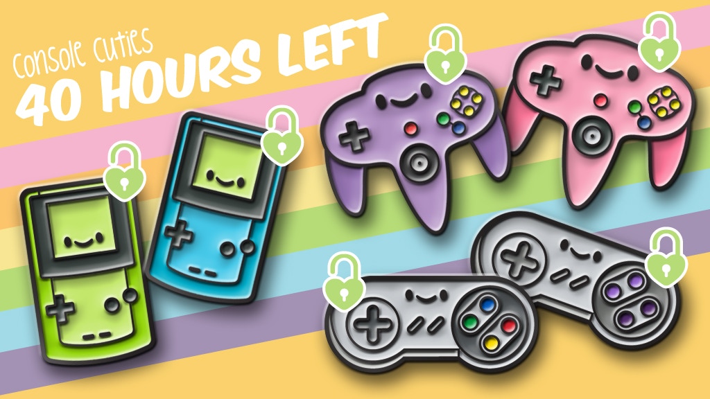 Nostalgic Console Cuties - An Enamel Pin Collecton!