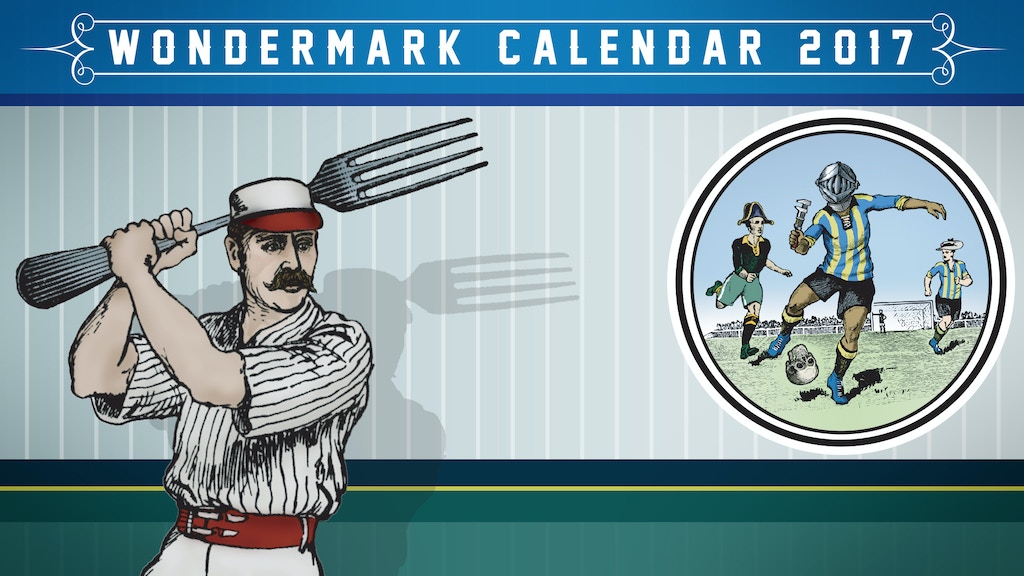 Absurd Sports League All-Stars! The 2017 Wondermark Calendar