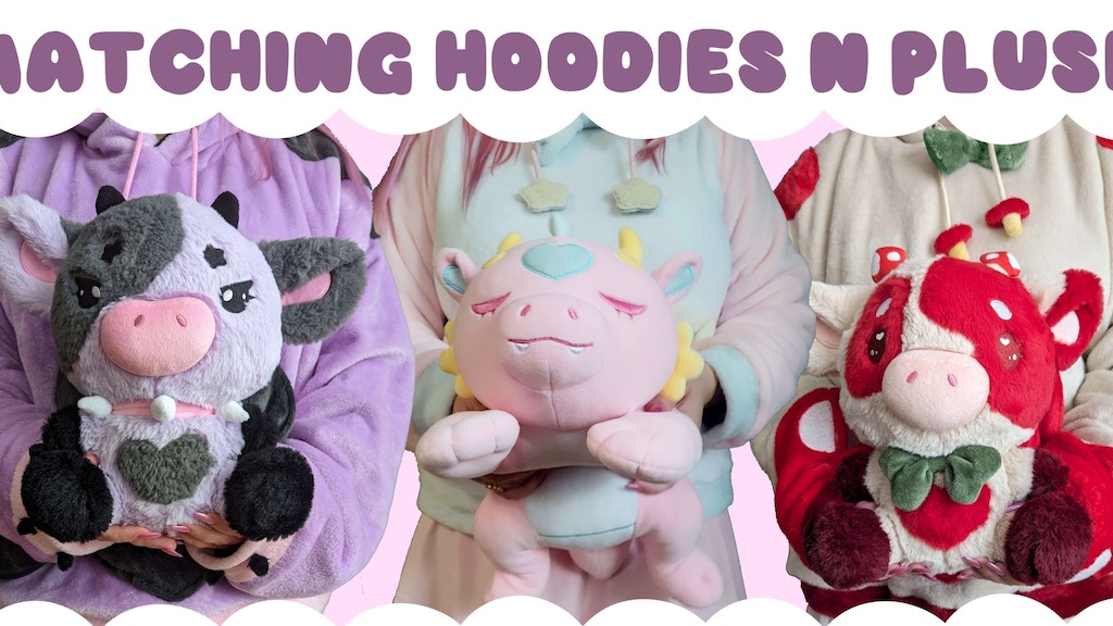 Sugarbell pals plush & matching hoodies!