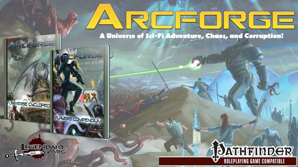 Arcforge Universe: Sci-fi adventure for Pathfinder RPG