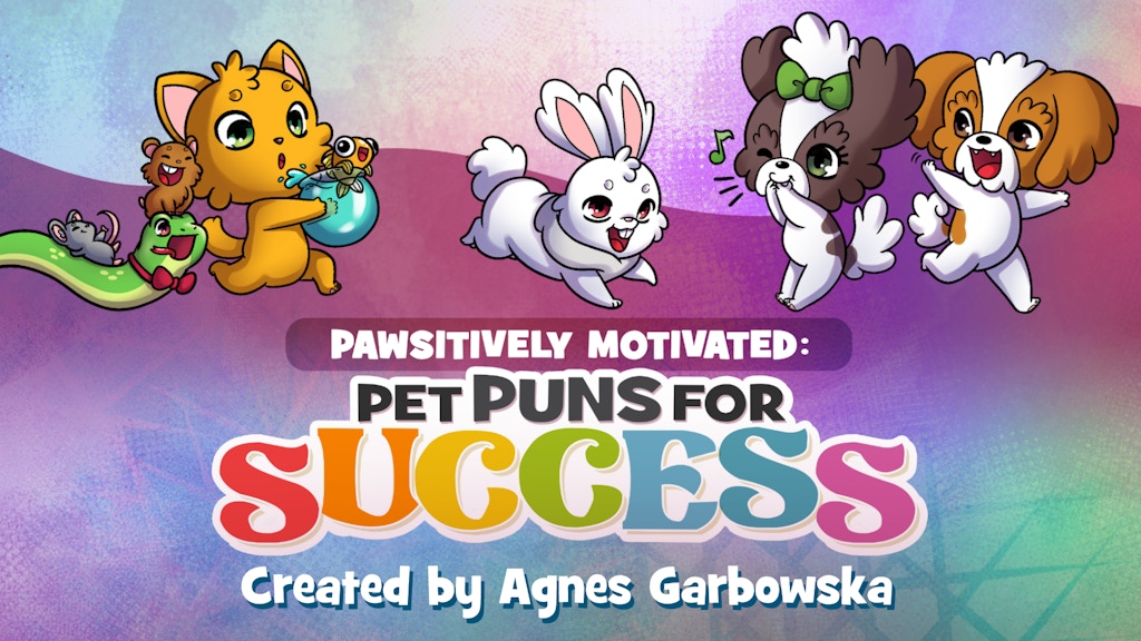 Pawsitively Motivated: Pet Puns for Success