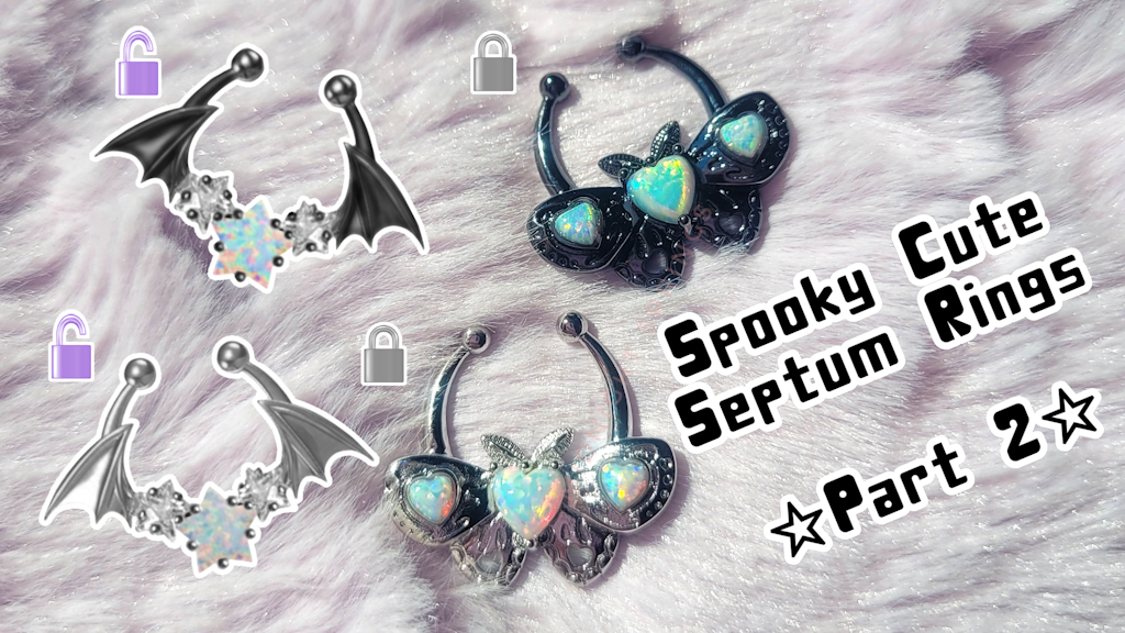 Spooky Cute Septums Take 2! Fantasy Septum Jewelry