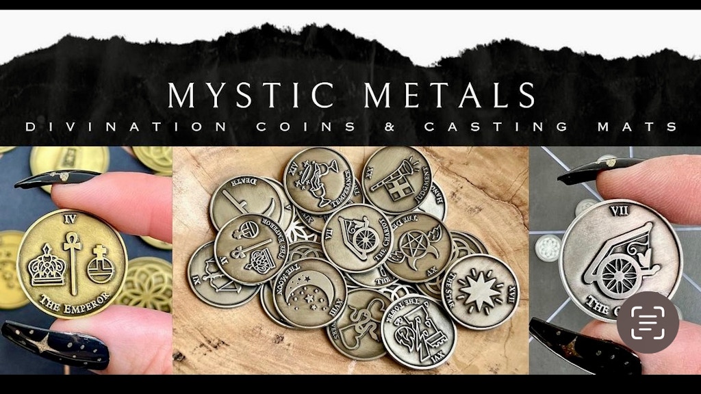 Mystic Metals Divination Coins & Mats - Expansion