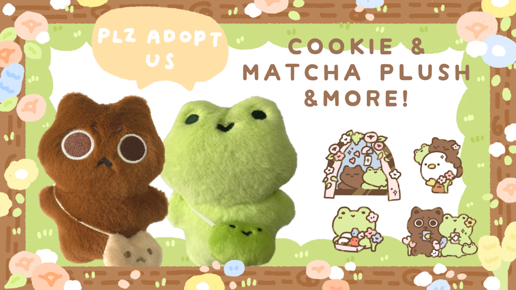 🌷 Cookie and Matcha Plushies & More 🌷