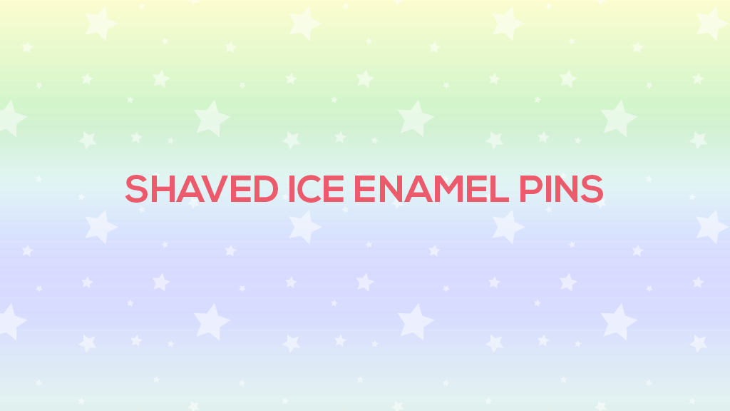 Animals Shaved Ice Dessert Enamel Pins & Stickers