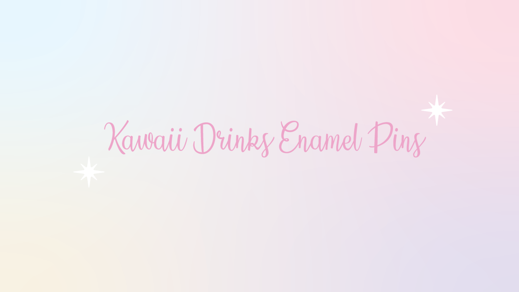 Pokemon Drinks Enamel Pins & Stationary