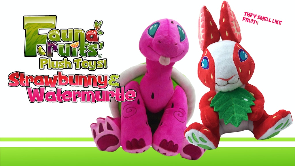 Fauna Fruits: Strawbunny and Watermurtle Plush Toys!