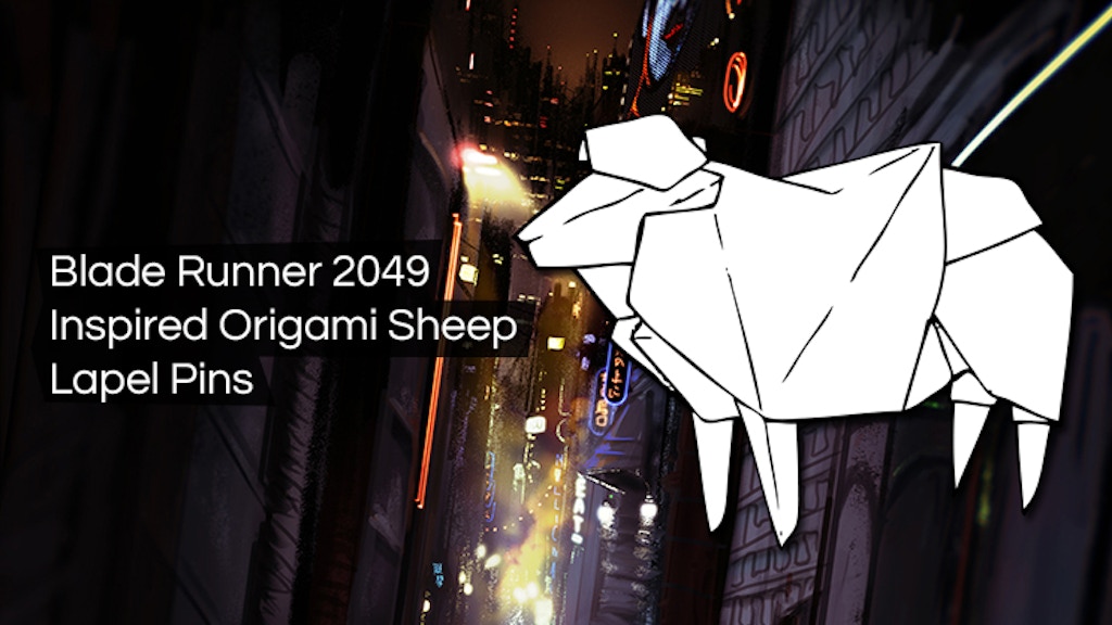 Make 100 Origami Sheep Enamel Pins Inspired by Blade Runner