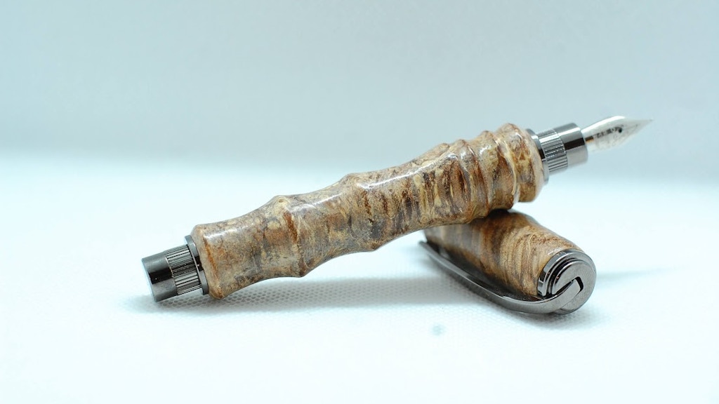 Stained Burl Wooden Pens