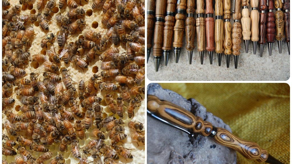 Helping Honey Bees With Wooden Pens!