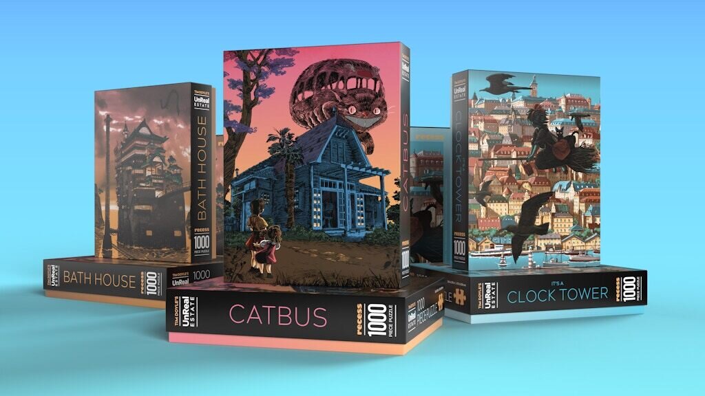 UnReal Estate: jigsaw puzzles inspired by classic anime!