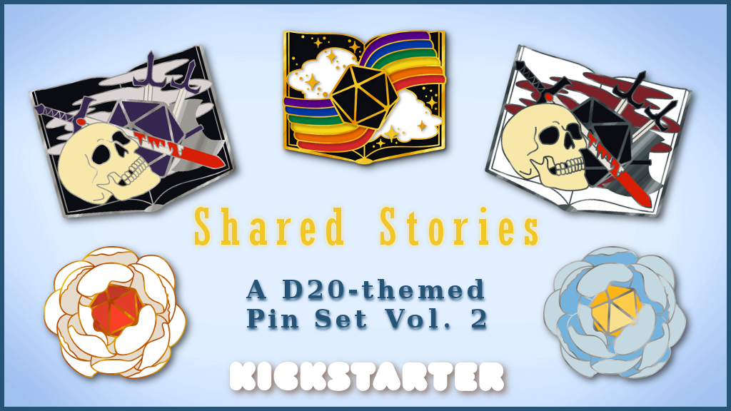 Shared Stories Enamel Pins: Part 2