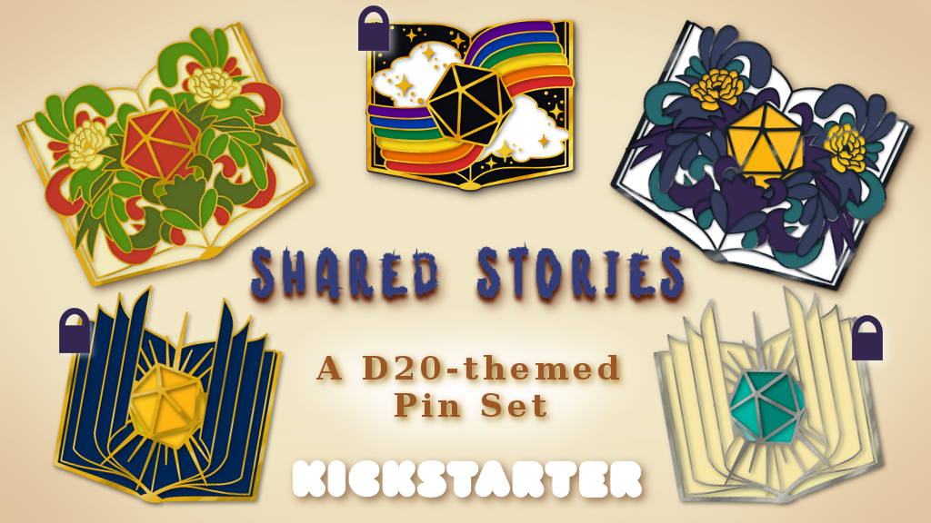 Shared Stories Enamel Pins